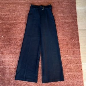 Maje size 36 wide leg pants black